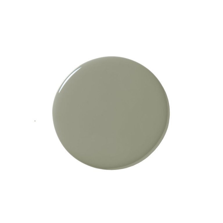  grey green paint blob