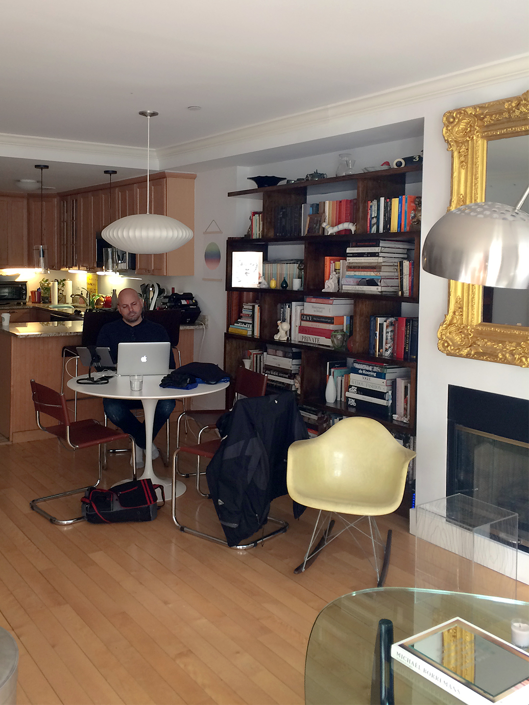 living and dining room before redesign