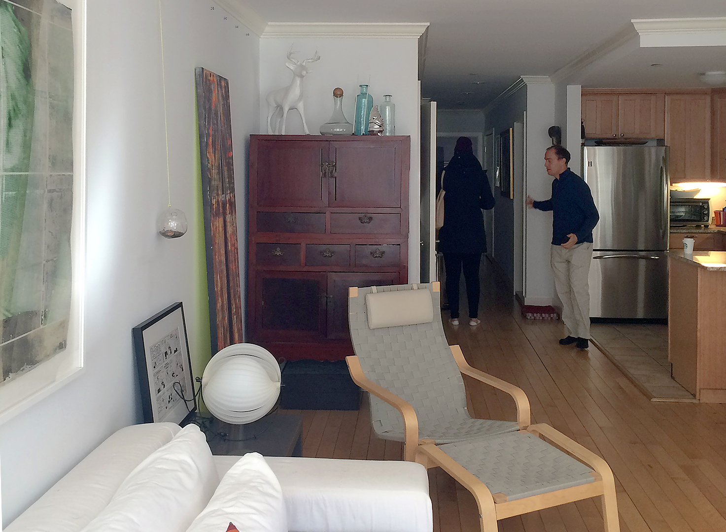 living area before redesign