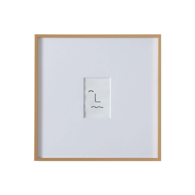  Hanging brass picture frame