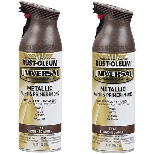  Two-Pack of Metallic Spray Paint