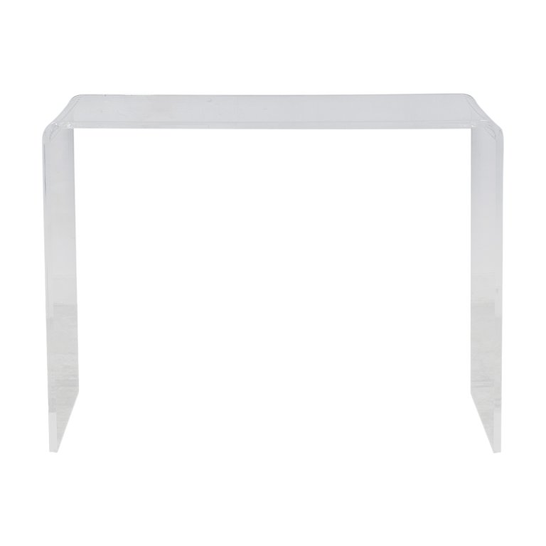  acrylic console table