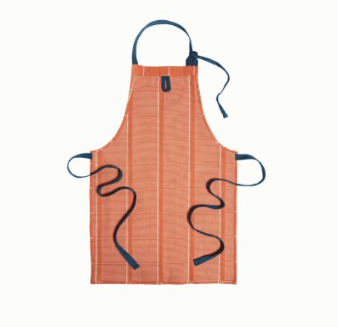  linen terracotta apron