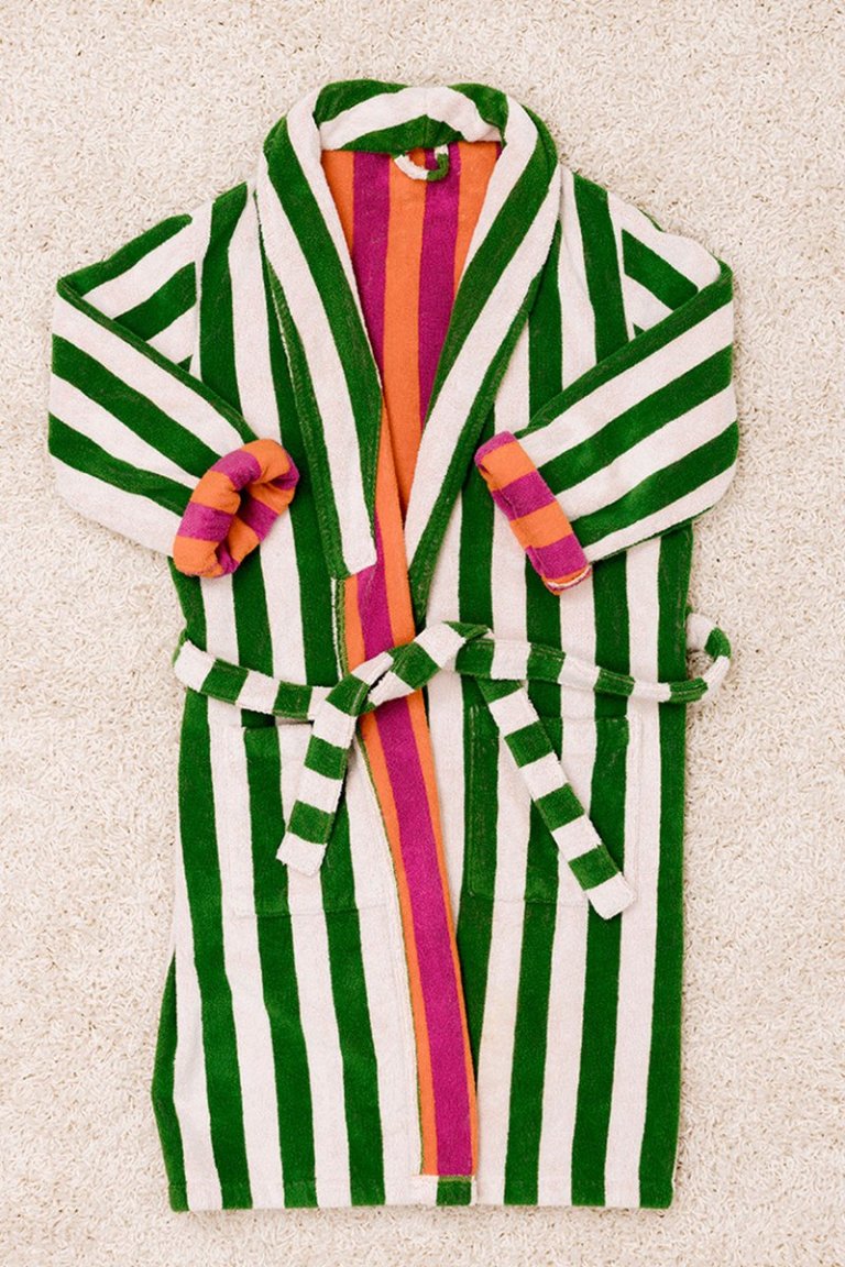  STRIPED BATHROBE