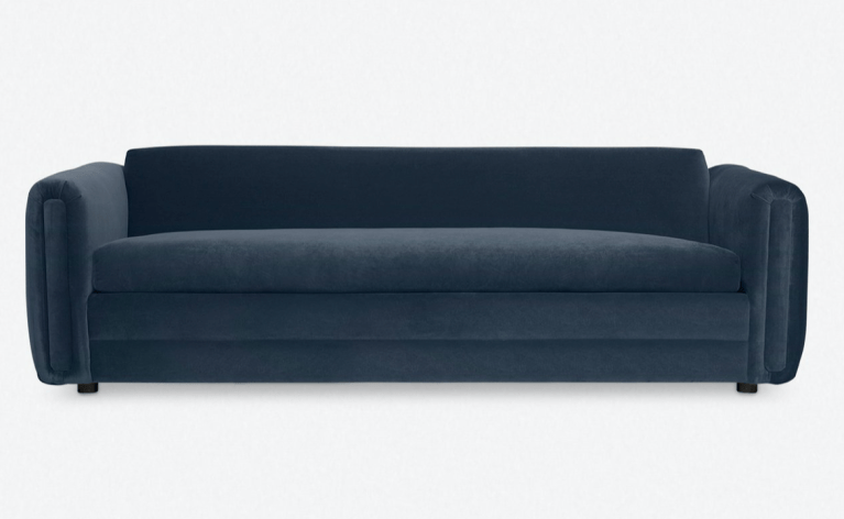 blue velvet sofa