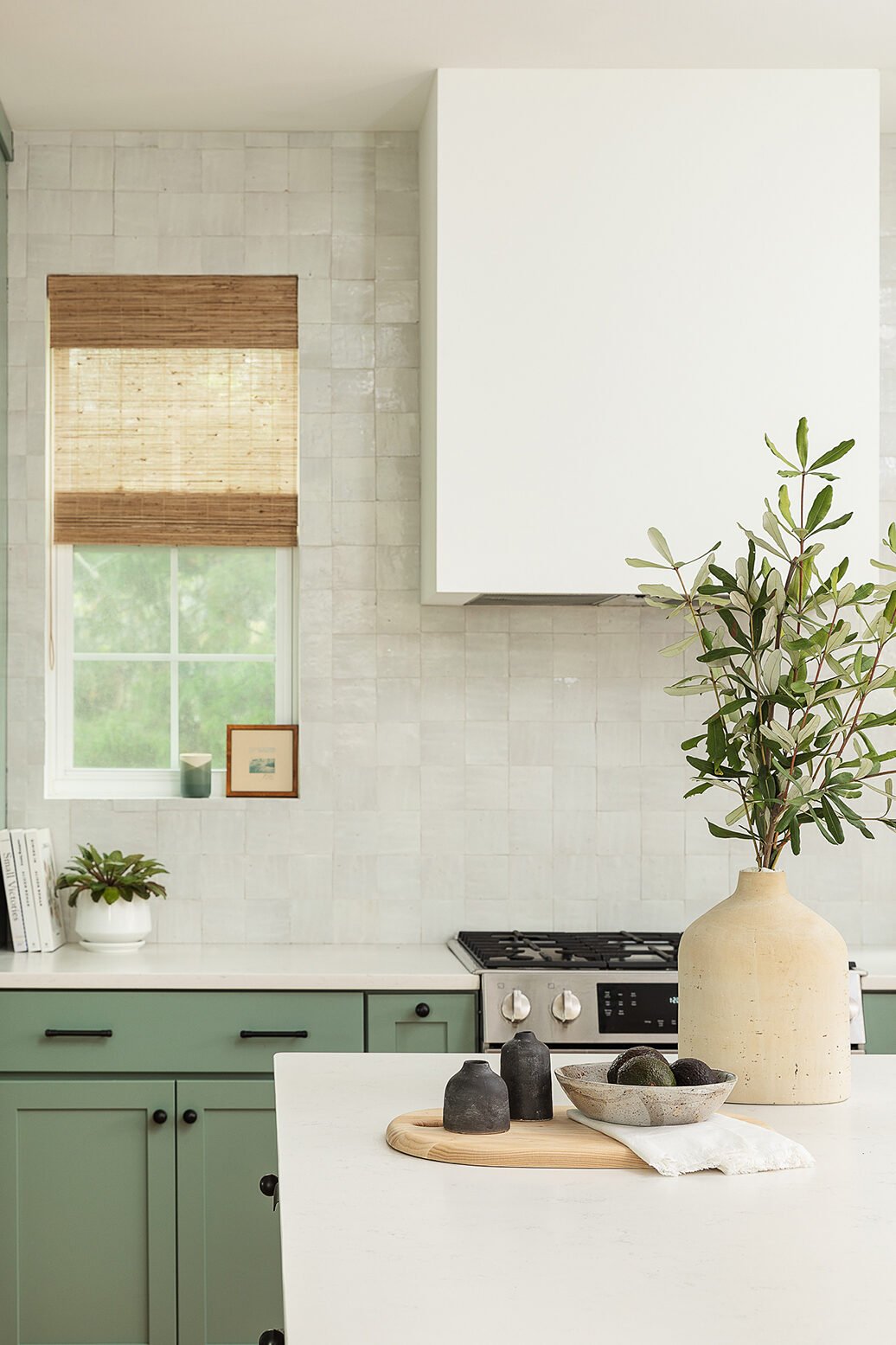 white zellige backsplash