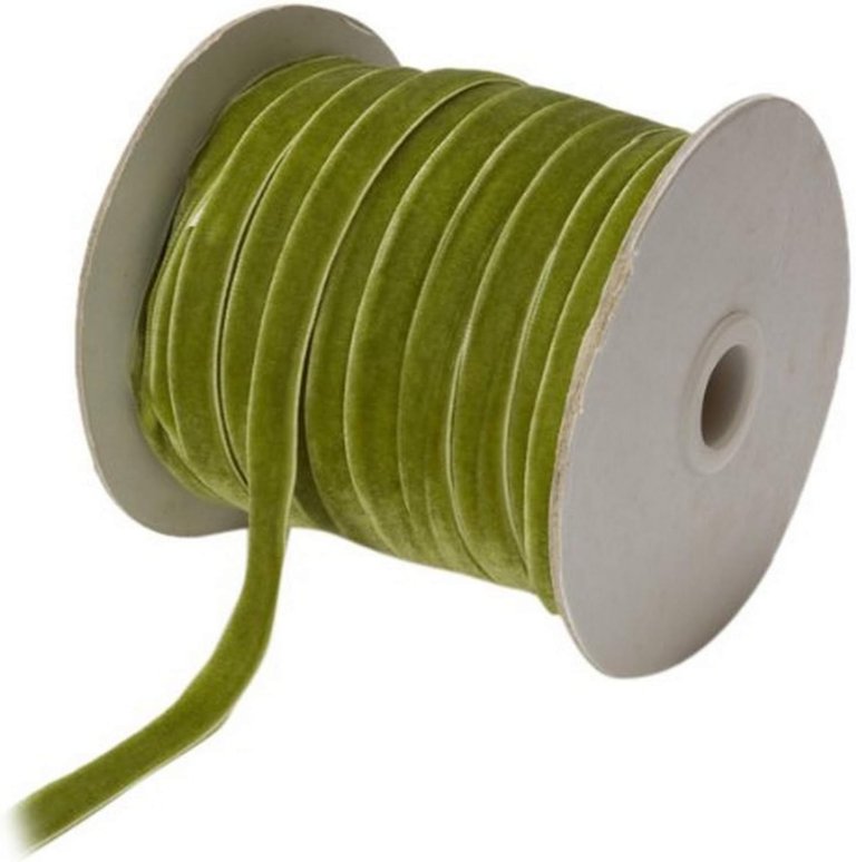  green velvet ribbon