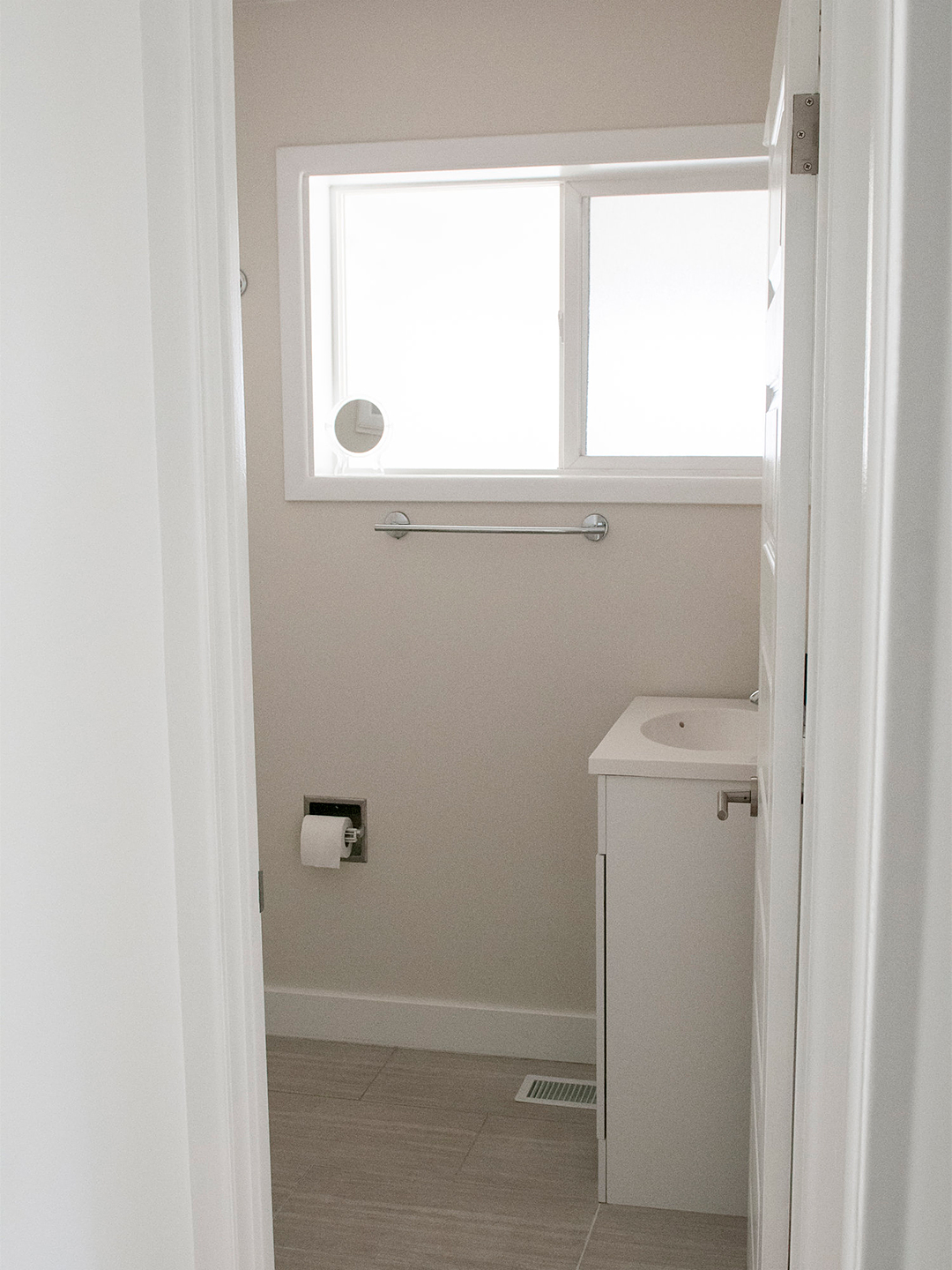 bathroom vanity before
