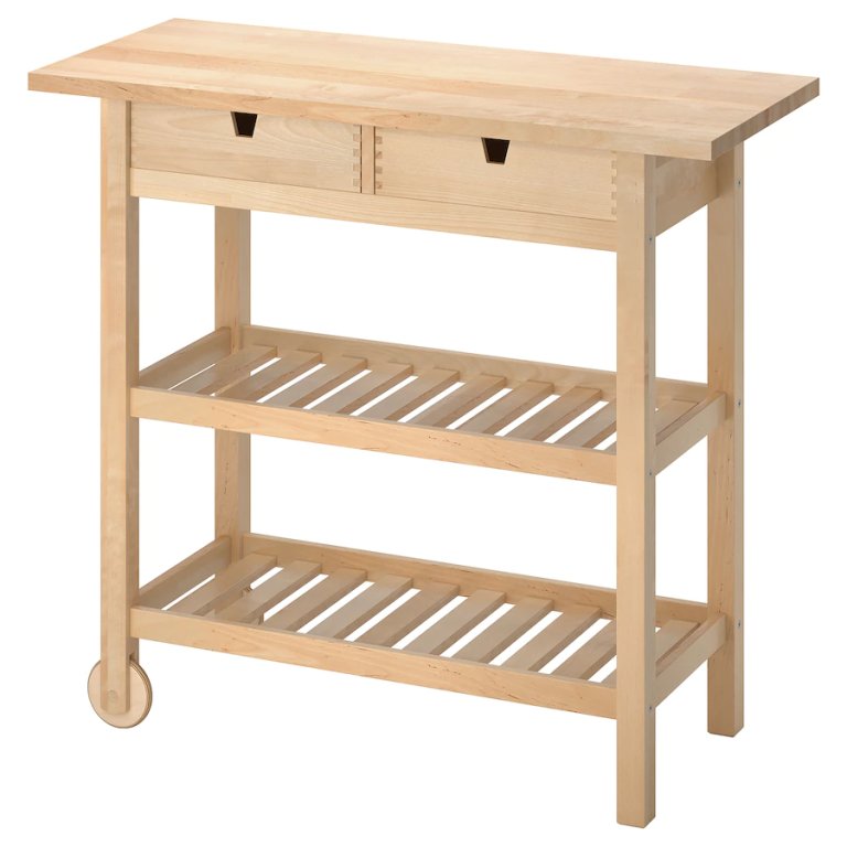  ikea wood kitchen cart