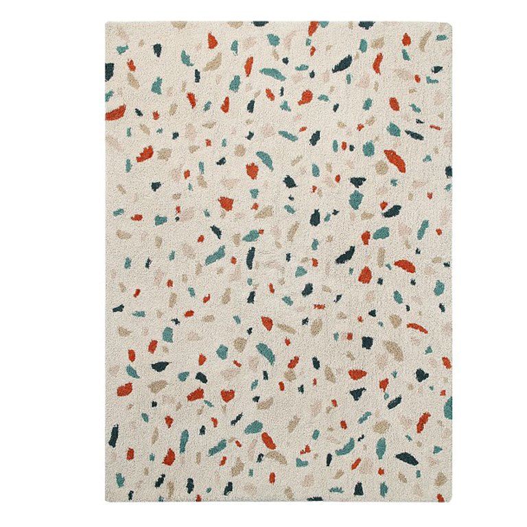  Lorena Canals Machine Washable Terrazzo Marble Rug Domino