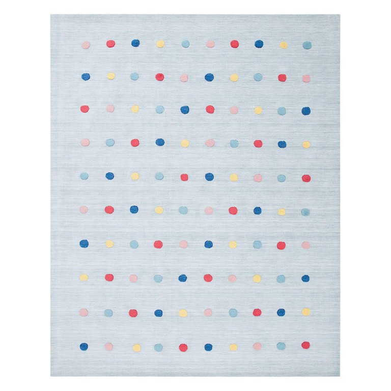  Safavieh Kids Collection Polka Dot Wool Domino