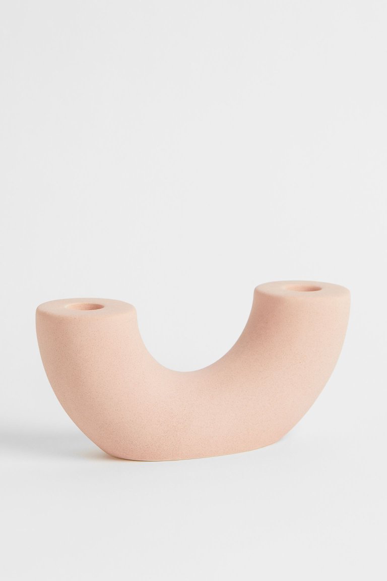  crescent shaped candle holder