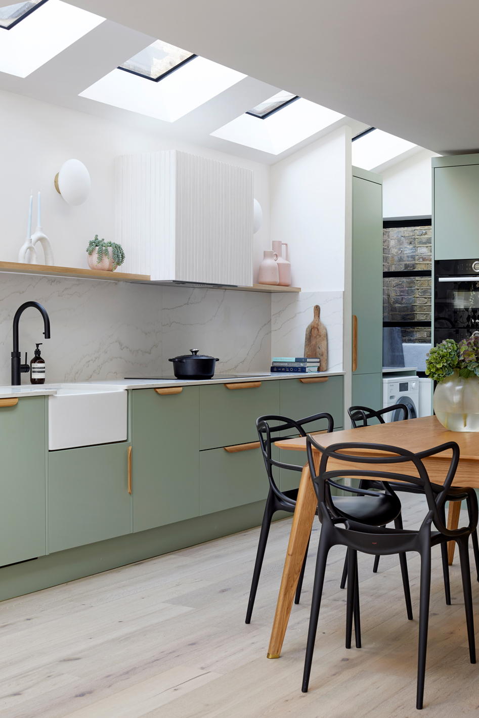 sage green kitchen