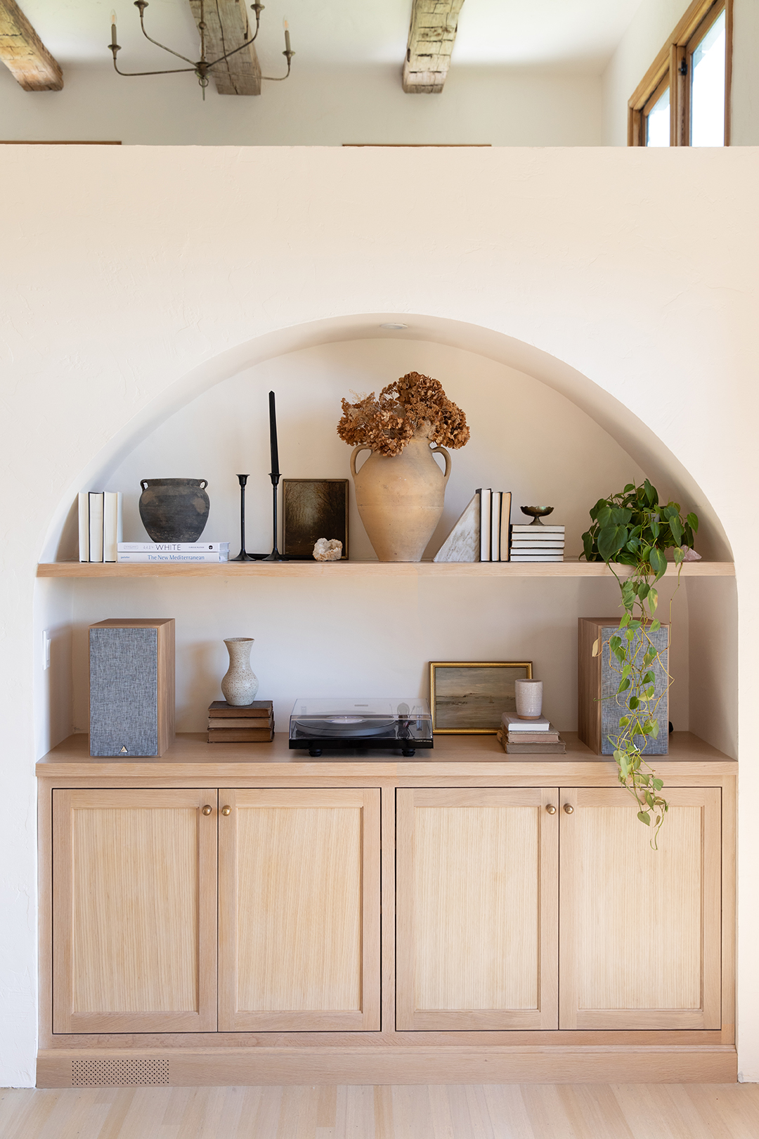 arched bookcase