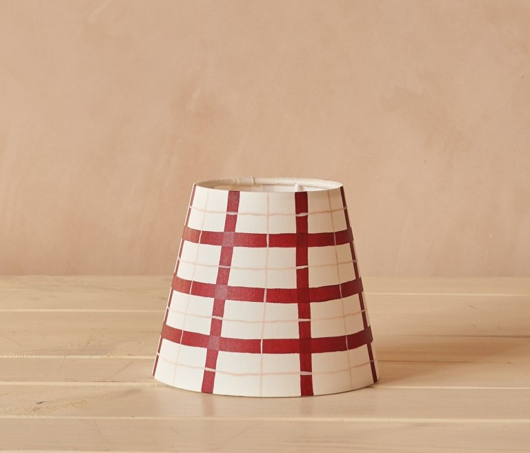  checkered lamp shade