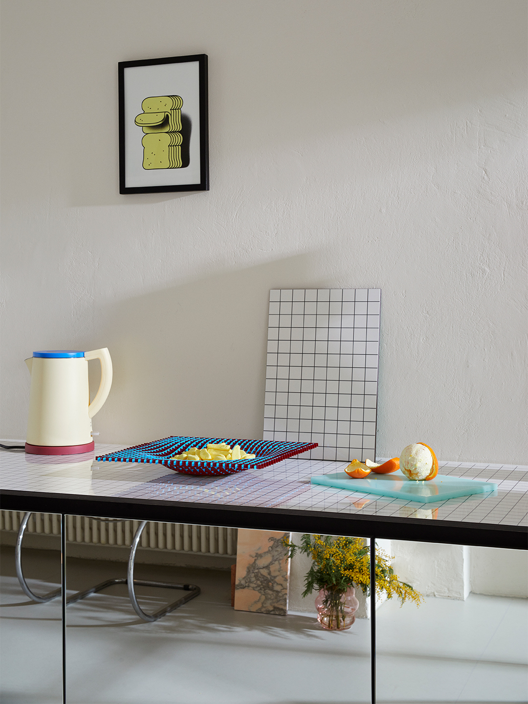 gridded kitchen countertops