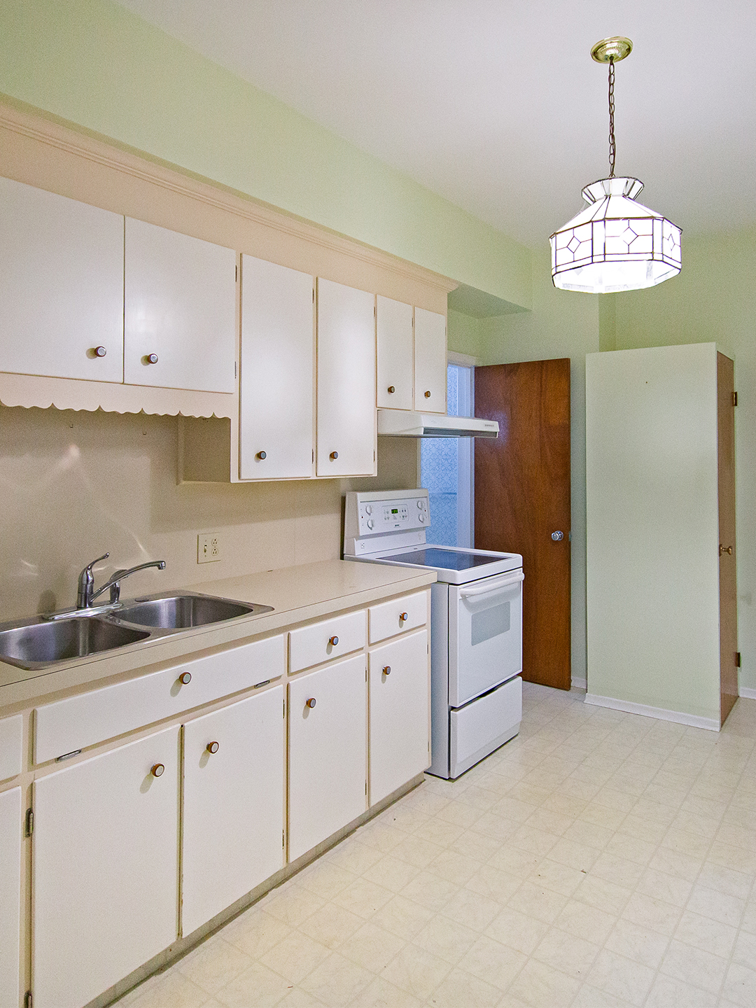 dated white cabinets