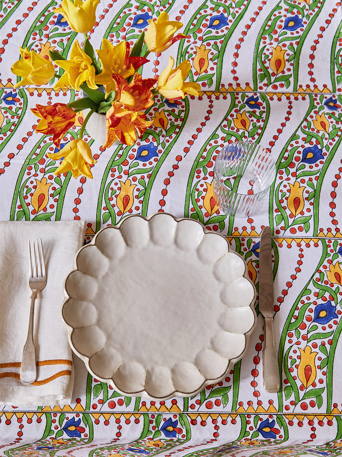 casual dinner formal table setting