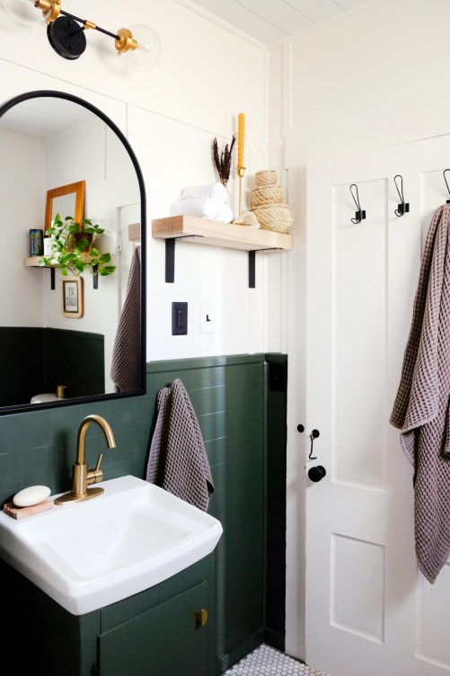 Small Bathroom Renovation Green