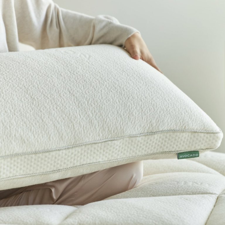  Avocado Organic Luxury Plush Pillow Domino