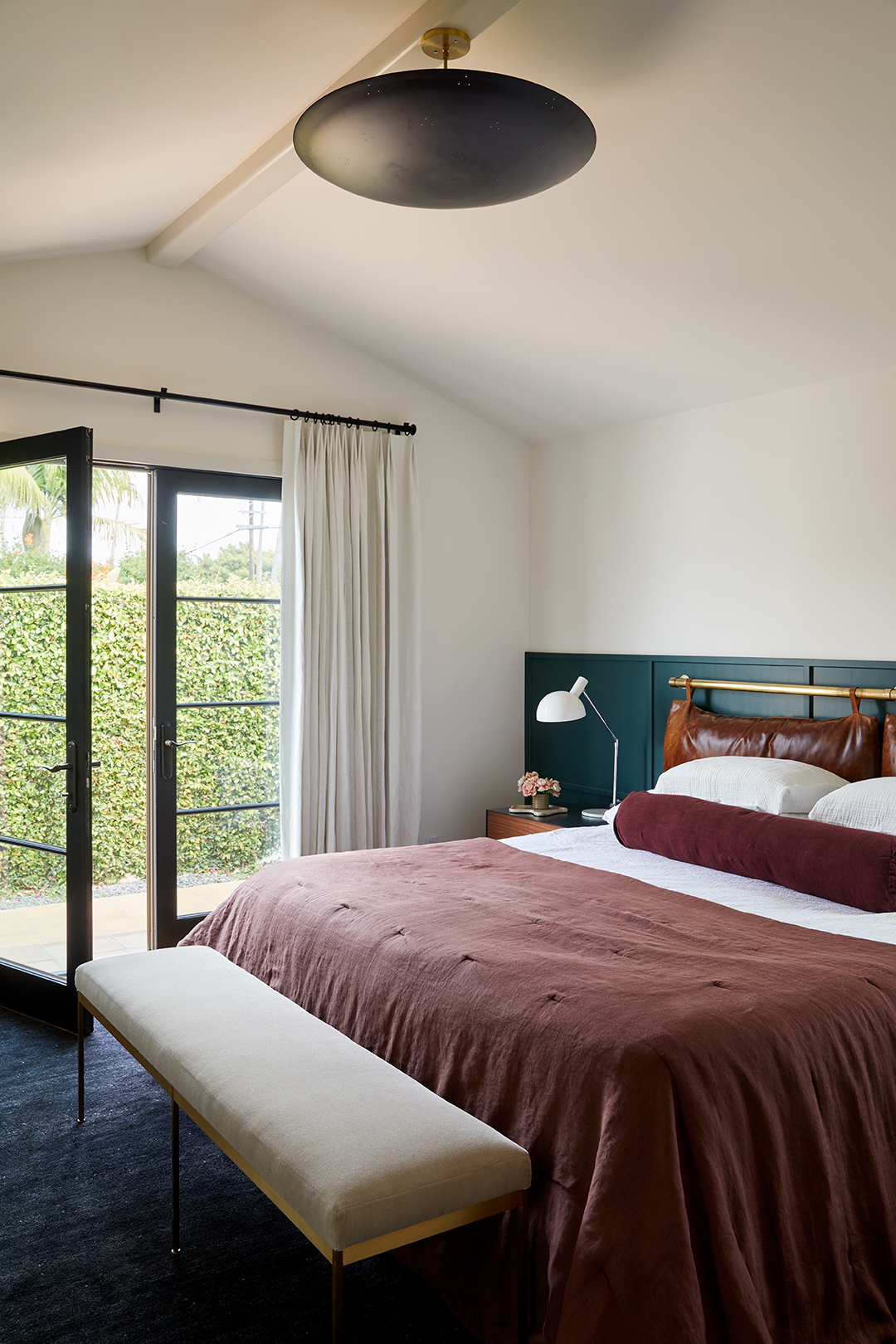 bedroom with french doors to outside