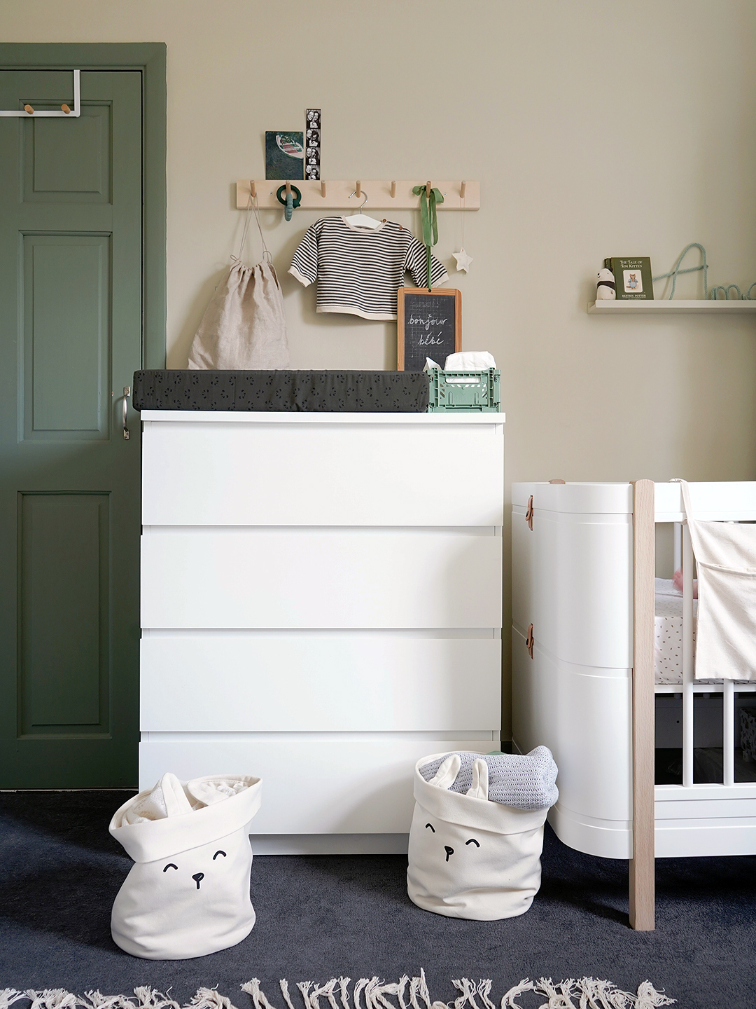 Cate Hill's Neutral London Nursery Also Serves as an Office
