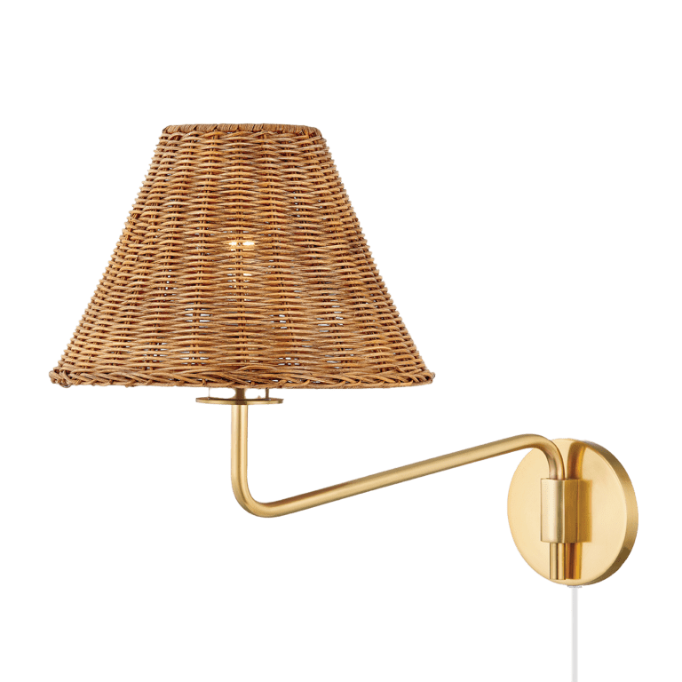  issa plug in wall sconce mitzi