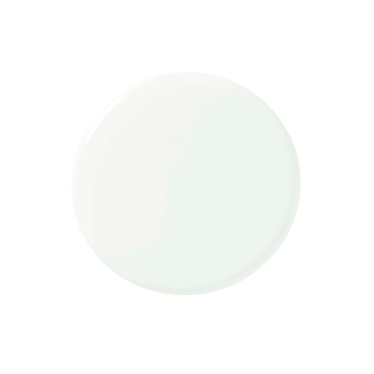  Light gray paint blob.