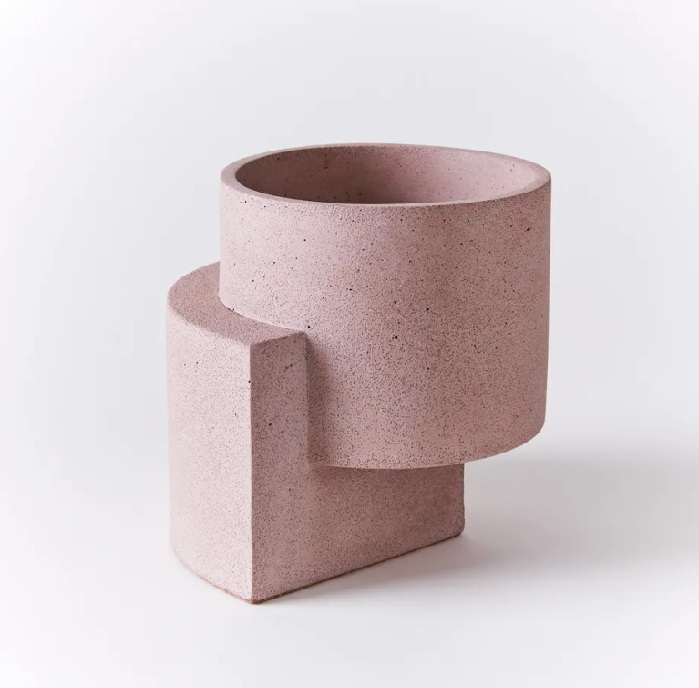  pink terracotta planter