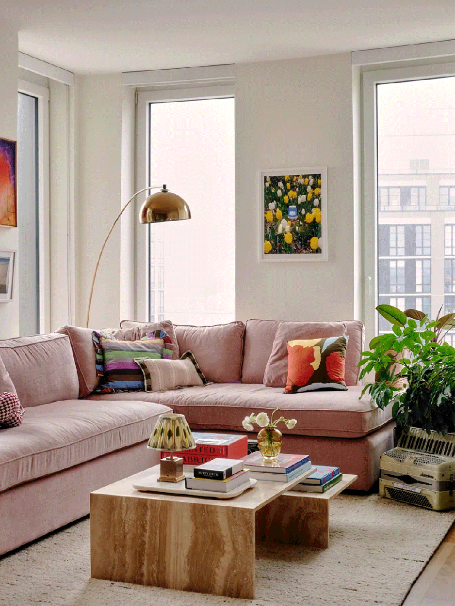 Gif of different sleeper sofas in lifestyle settings.