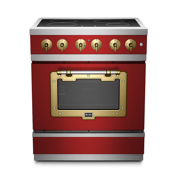  red stove.