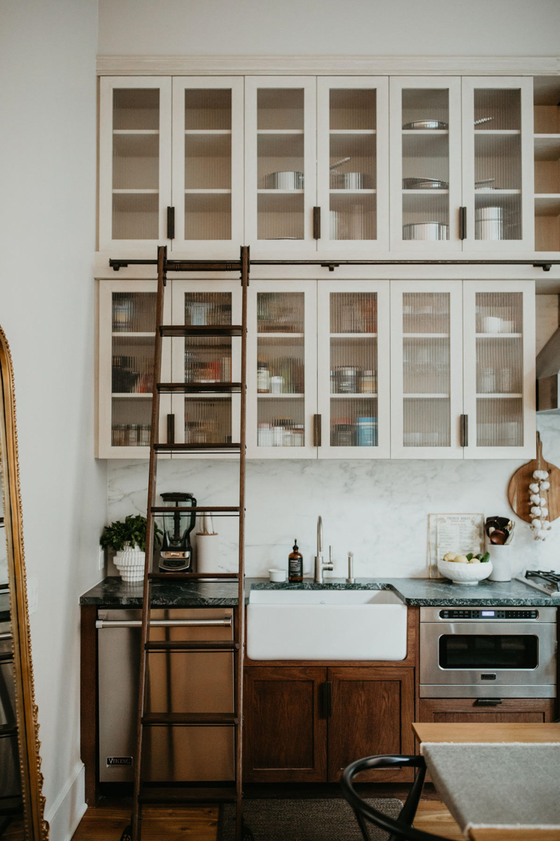 Tall A Kitchen Ladder Might Be Your Smartest Addition