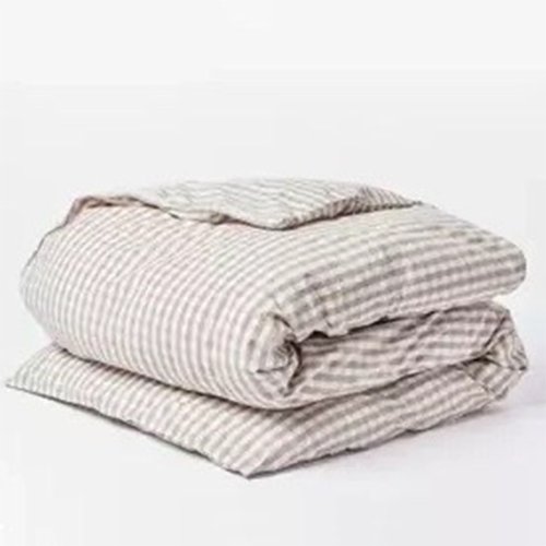  gingham duvet