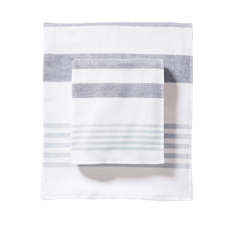  fouta bath towel set navy and white striped serena and lily