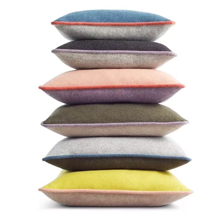  pillows stacked high