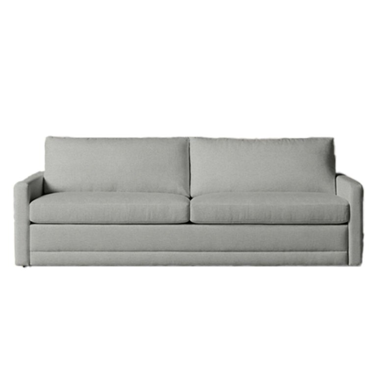 Light gray sofa on white background.