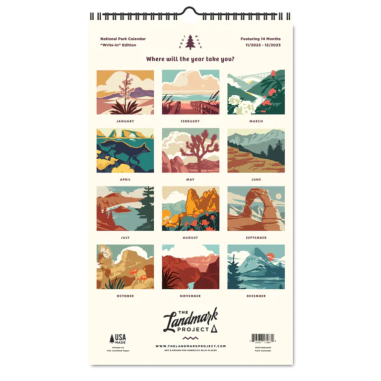  Landmark Project 2023 Wall Calendar