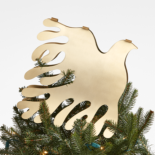  Gold Dove Tree Topper