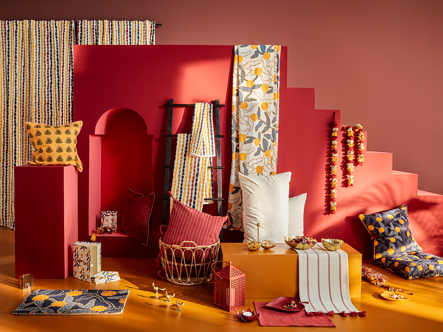 This Cheery Fall Color Is Everywhere In IKEA's Diwali Collection