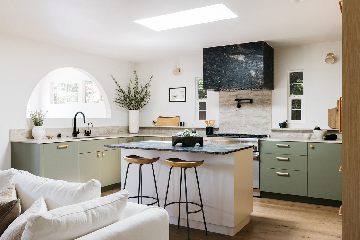 A Sherman Oaks Kitchen Renovation That Called for Three Cabinet Styles