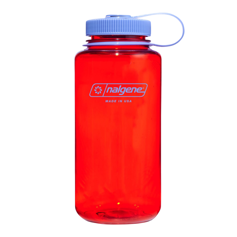 red water bottle