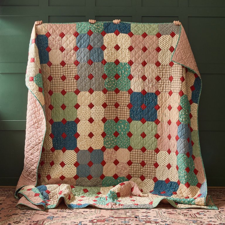  Willow Patchwork Quilt, Full/Queen