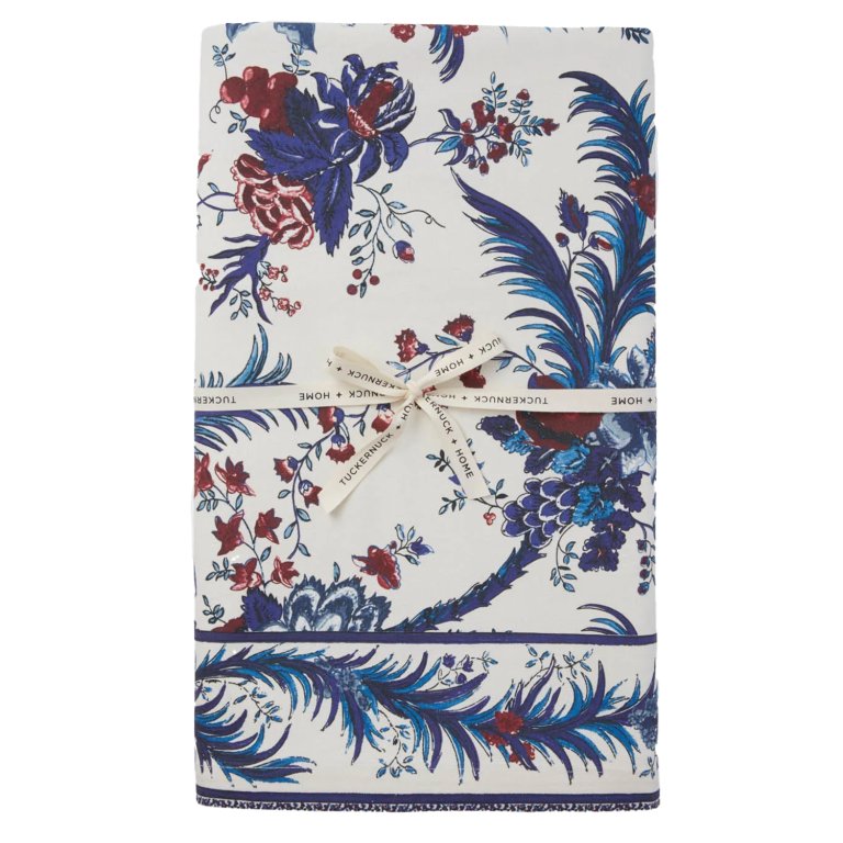  TUCKERNUCK HOME Blooming Sapphire Tablecloth
