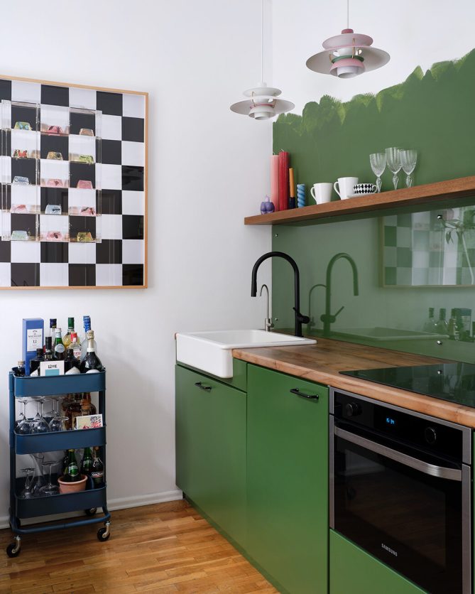 View of Tour a Stylish Kazakhstan Apartment with Perfectly Imperfect Walls