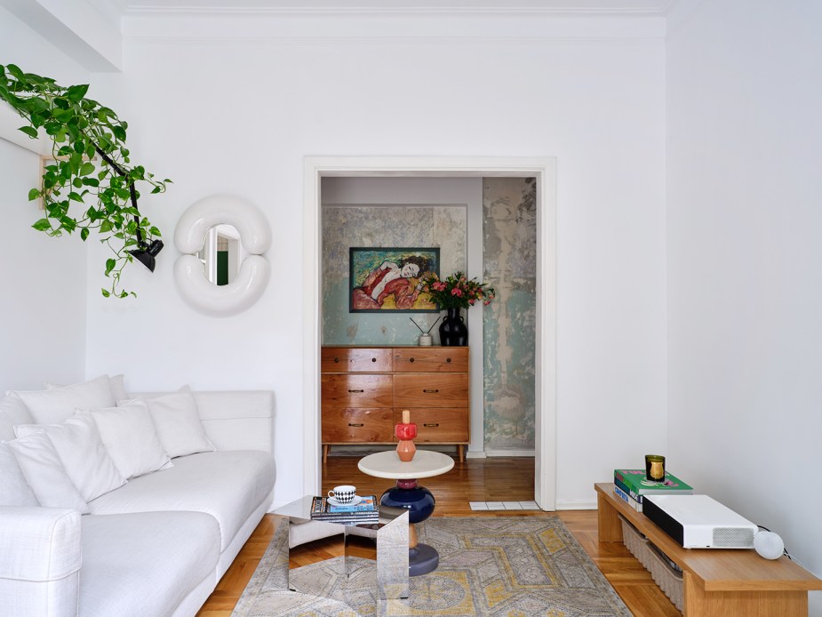 Image showcasing Tour a Stylish Kazakhstan Apartment with Perfectly Imperfect Walls