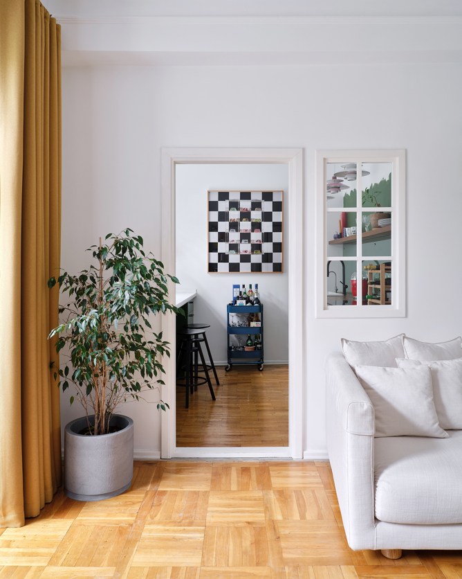 Picture of Tour a Stylish Kazakhstan Apartment with Perfectly Imperfect Walls