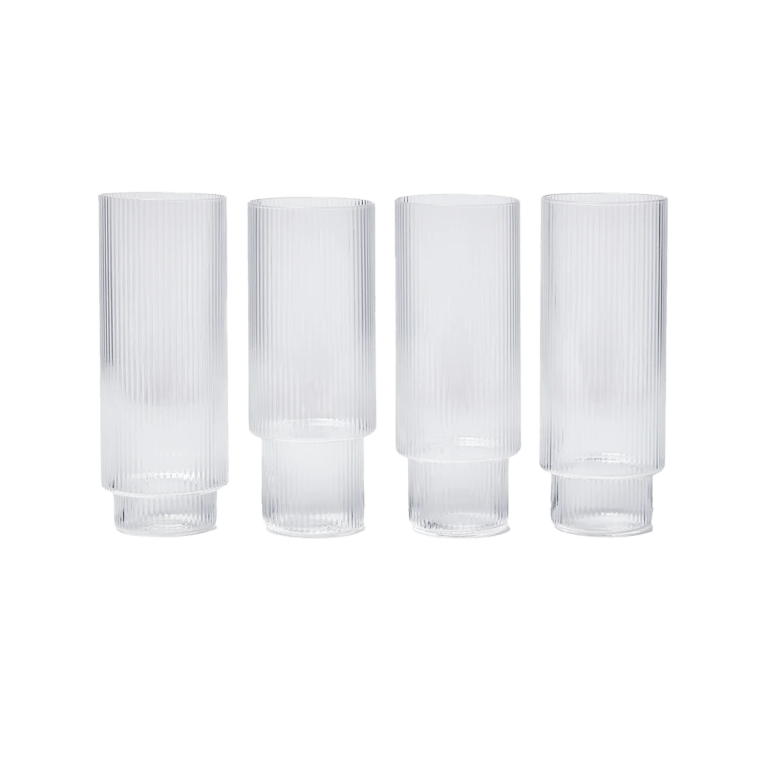  ferm living long drink glasses