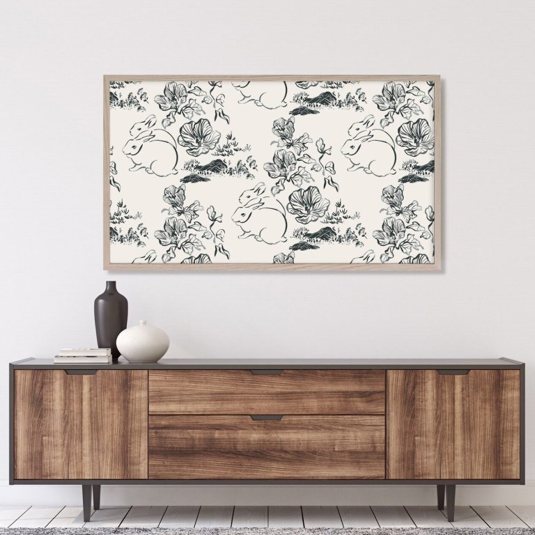  Year of The Rabbit Frame TV Art