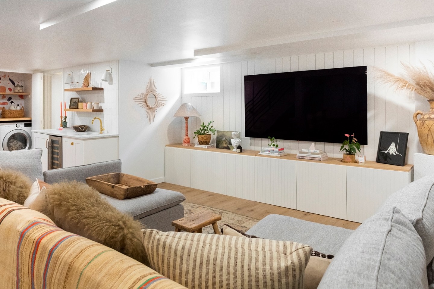 The Exact Right Shade of White Paint Made This Seattle Basement So Airy