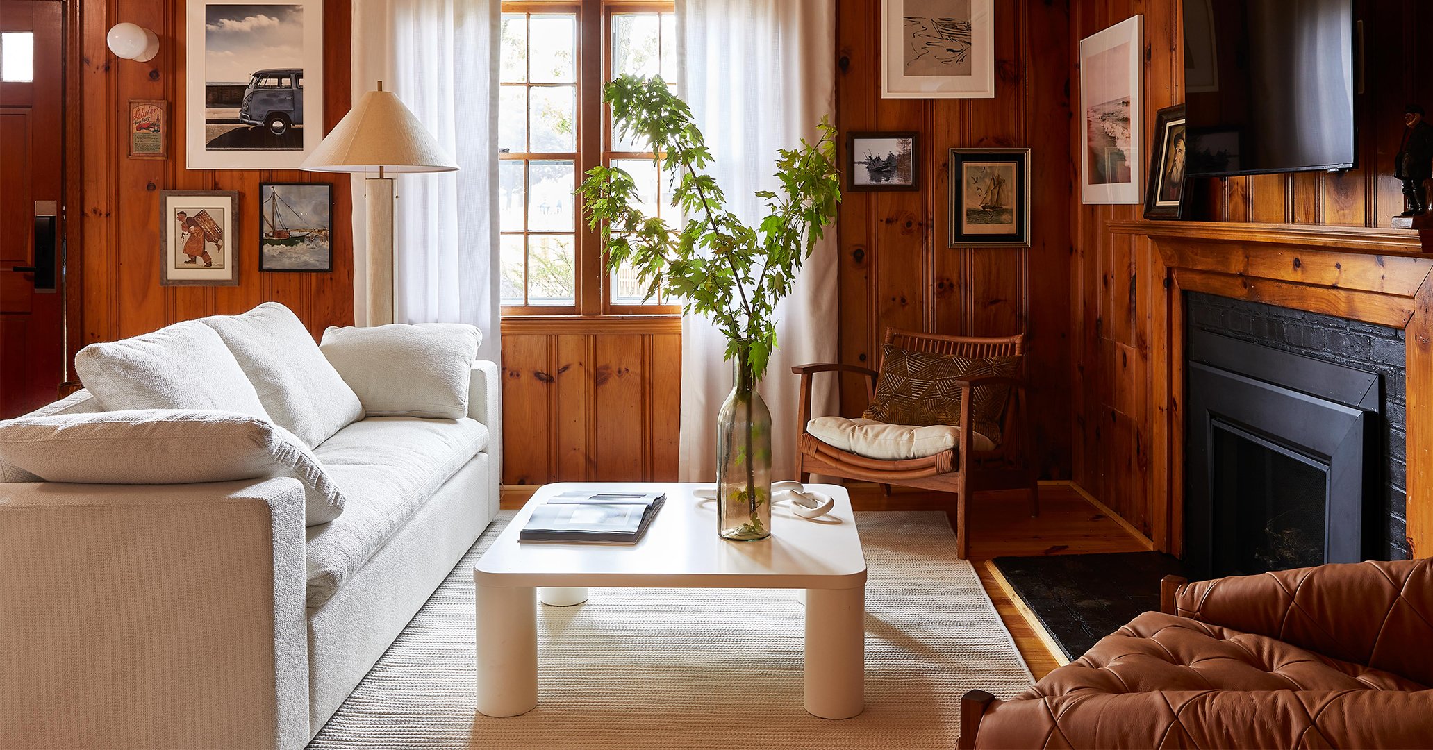 Original Pink Vintage Tile and Knotty-Pine Walls Made The Cut In This ...